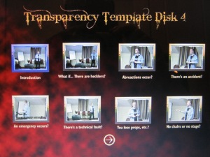 Disk Four - Transparency Template
