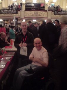 Buying Tricks off Television Magician Wayne Dobson at Blackpool Magic Convention